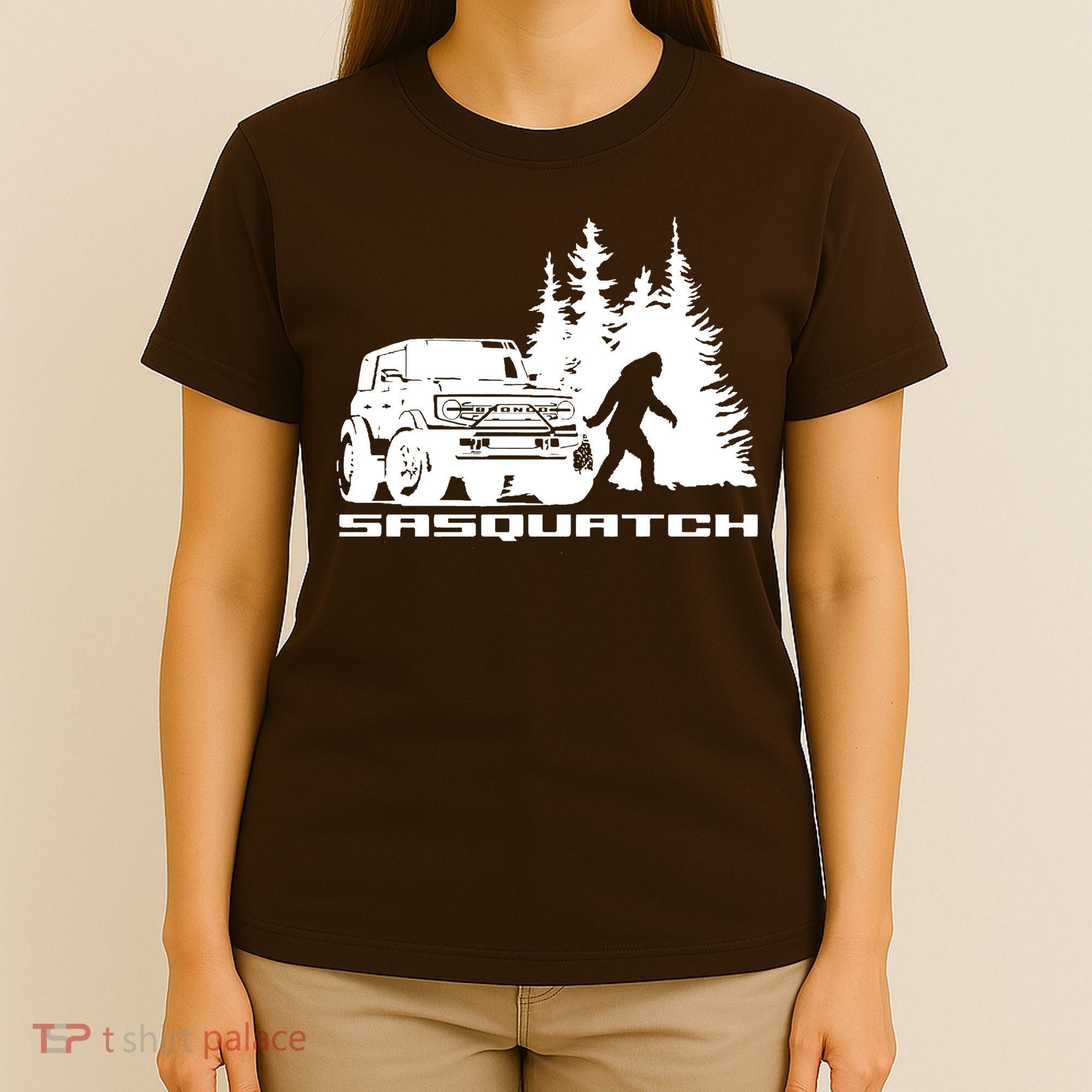 Bronco Sasquatch Truck T-Shirt