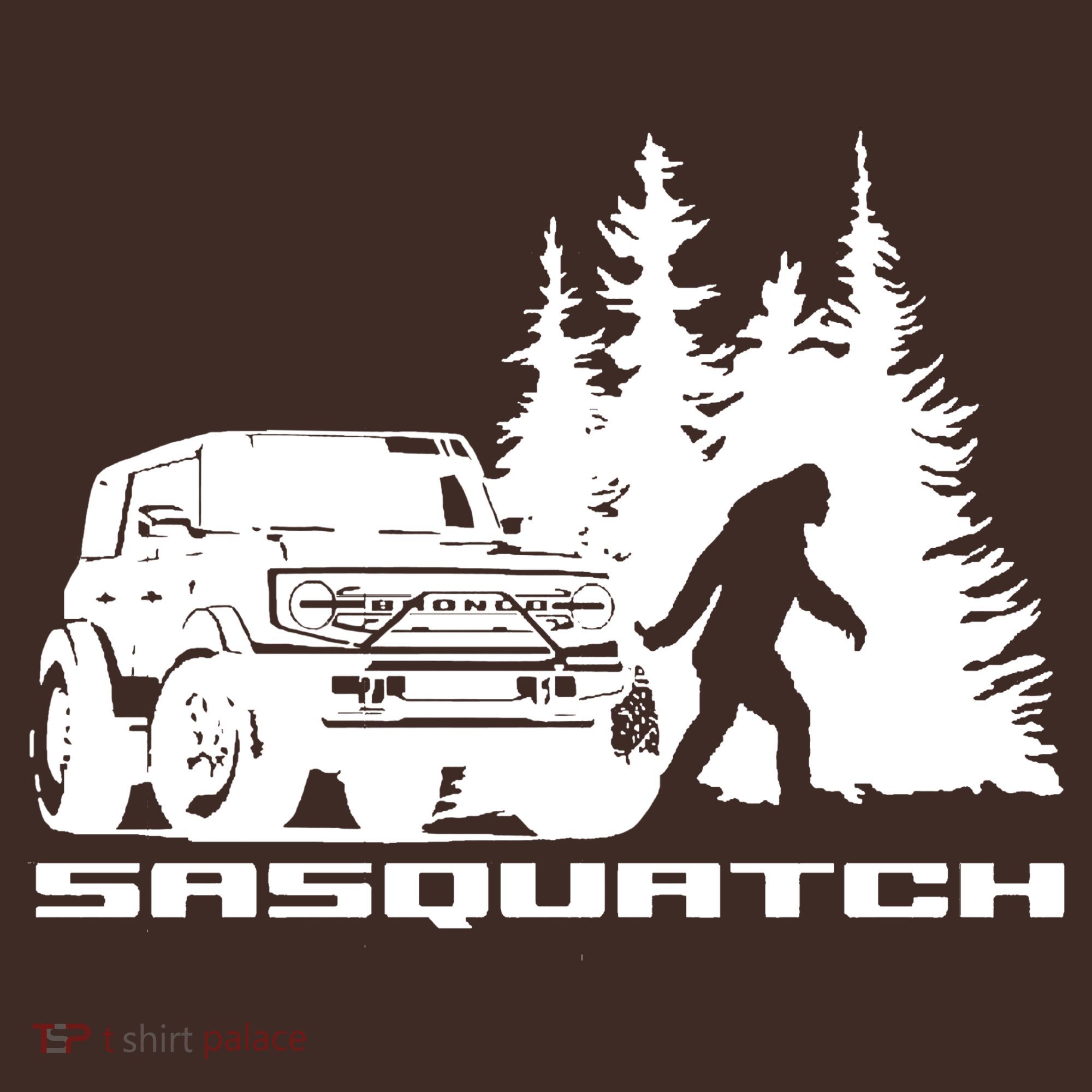 Bronco Sasquatch Truck Kids Hoodie