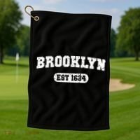 Brooklyn Est 1634 Golf Towel thumb 1