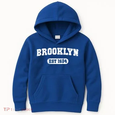 Brooklyn Est 1634 Kids Hoodie