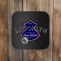 Brooklyn NYC Land of the Free Logo Coaster thumb 0