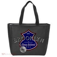 Brooklyn NYC Land of the Free Logo Tote Bag thumb 0