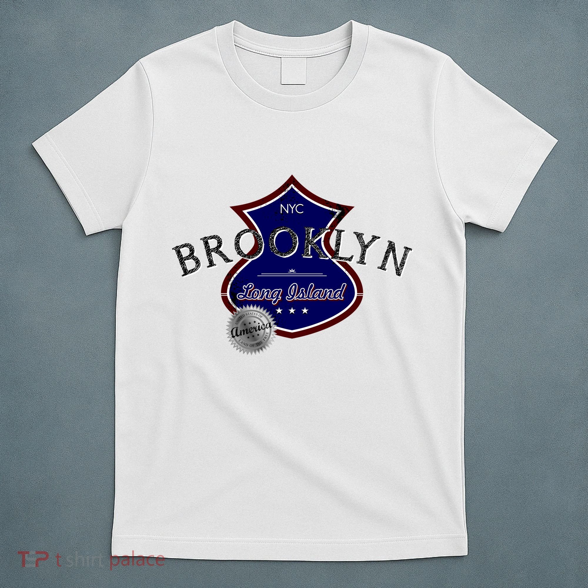 Brooklyn NYC Land of the Free Logo T-Shirt