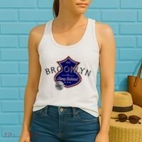Brooklyn NYC Land of the Free Logo Women's Tank Top thumb 2