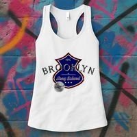 Brooklyn NYC Land of the Free Logo Women's Tank Top thumb 3