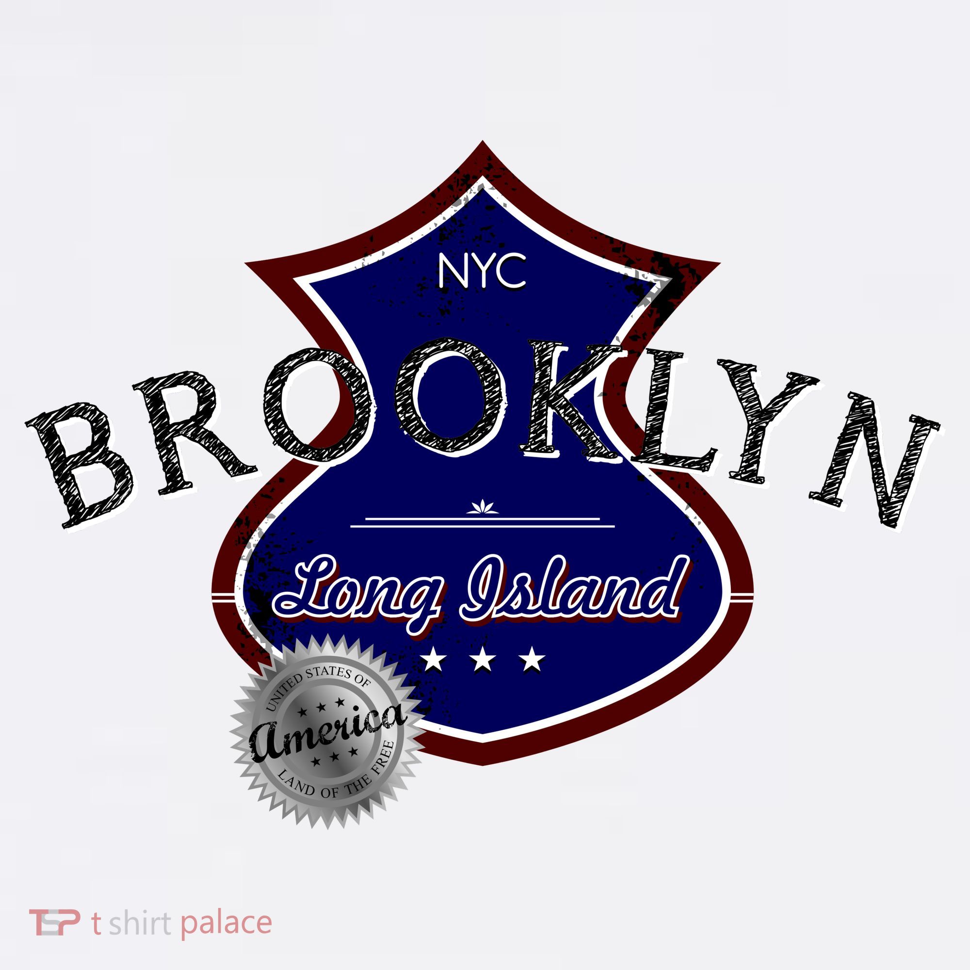 Brooklyn NYC Land of the Free Logo Women's Tank Top