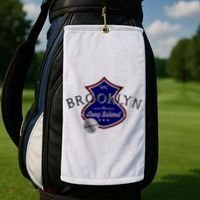Brooklyn NYC Land of the Free Logo Golf Towel thumb 2