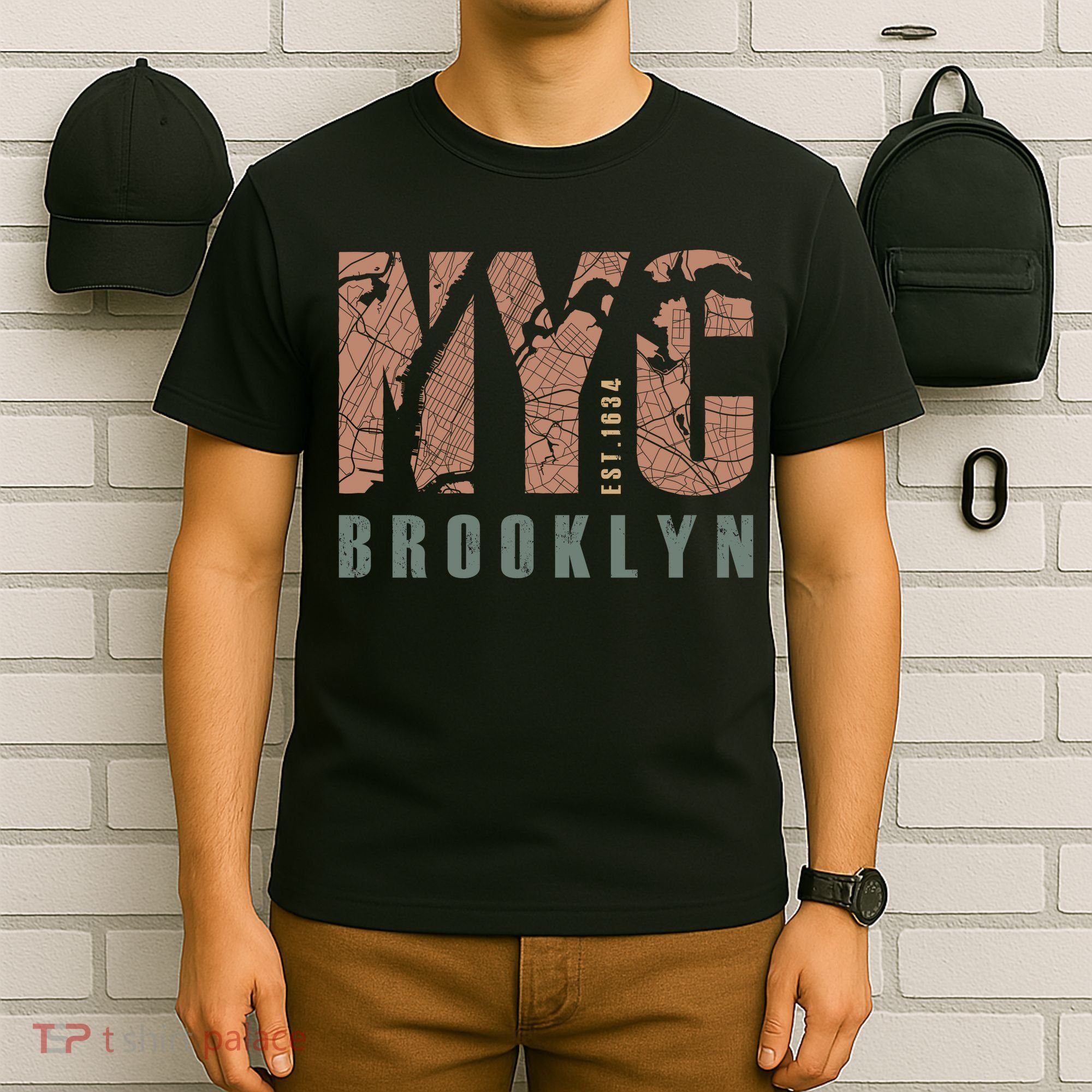 Brooklyn NYC New York City Vintage Emblem T-Shirt