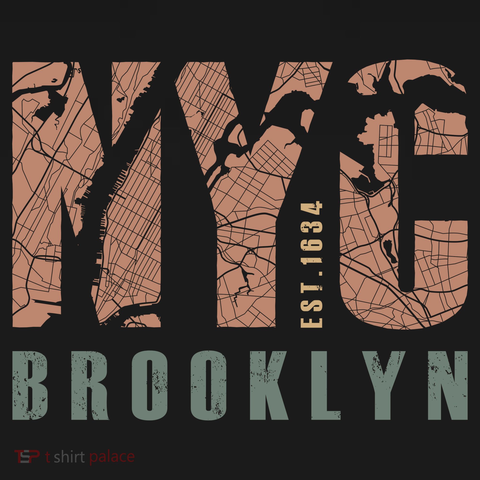 Brooklyn NYC New York City Vintage Emblem T-Shirt