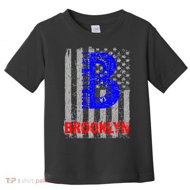 Brooklyn Vintage USA Flag Toddler T-Shirt