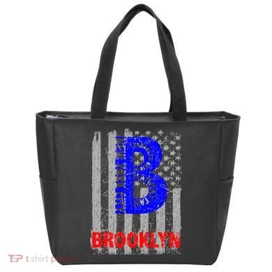 Brooklyn Vintage USA Flag Tote Bag
