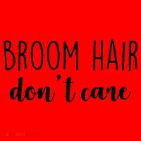 Broom Hair Don't Care Santa Hat thumb 1