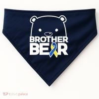 Brother Bear - Down Syndrome Awareness USA-Made Doggie Bandana thumb 0