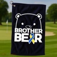 Brother Bear - Down Syndrome Awareness Golf Towel thumb 1