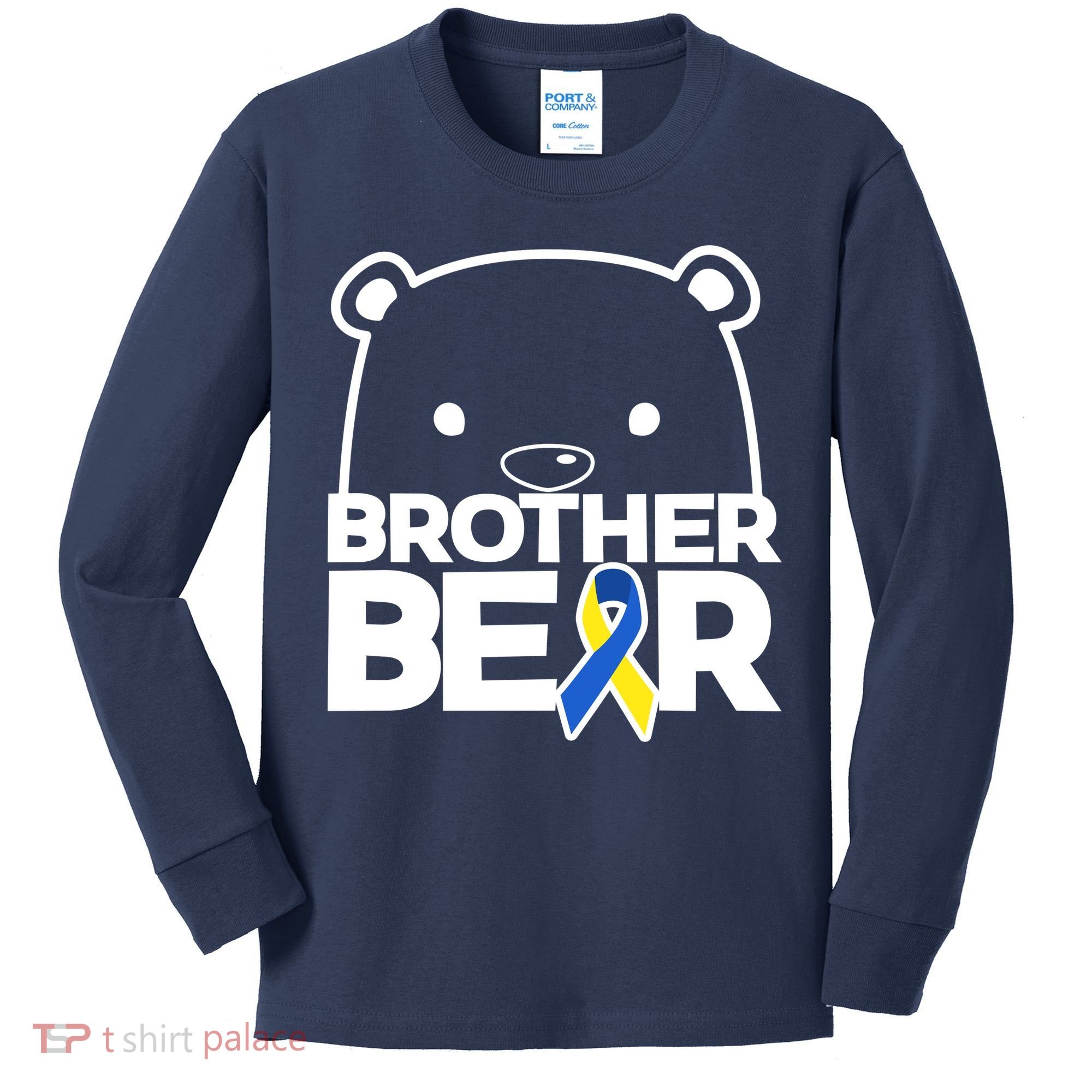 Brother Bear - Down Syndrome Awareness Kids Long Sleeve Shirt
