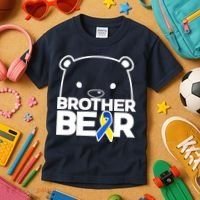 Brother Bear - Down Syndrome Awareness Kids T-Shirt thumb 3