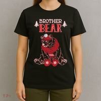 Brother Bear Christmas Santa Family Matching Pajamas T-Shirt thumb 4