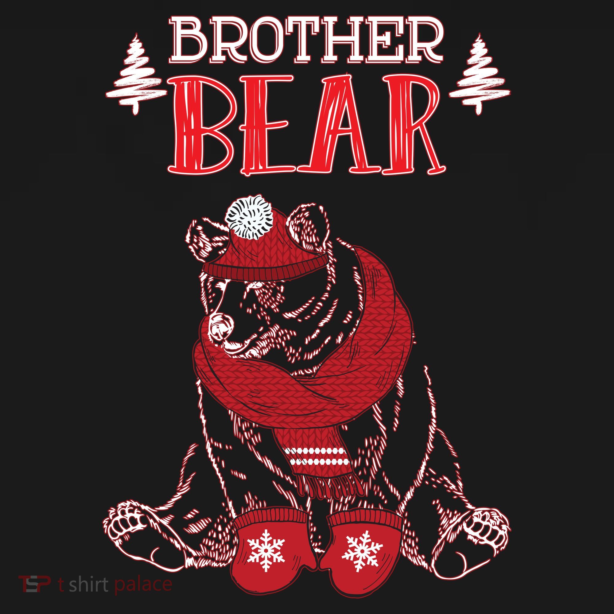 Brother Bear Christmas Santa Family Matching Pajamas Women's Hoodie