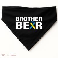Brother Bear Down Syndrome Awareness USA-Made Doggie Bandana thumb 0