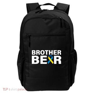 Brother Bear Down Syndrome Awareness Backpack