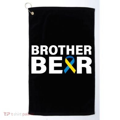 Brother Bear Down Syndrome Awareness Golf Towel