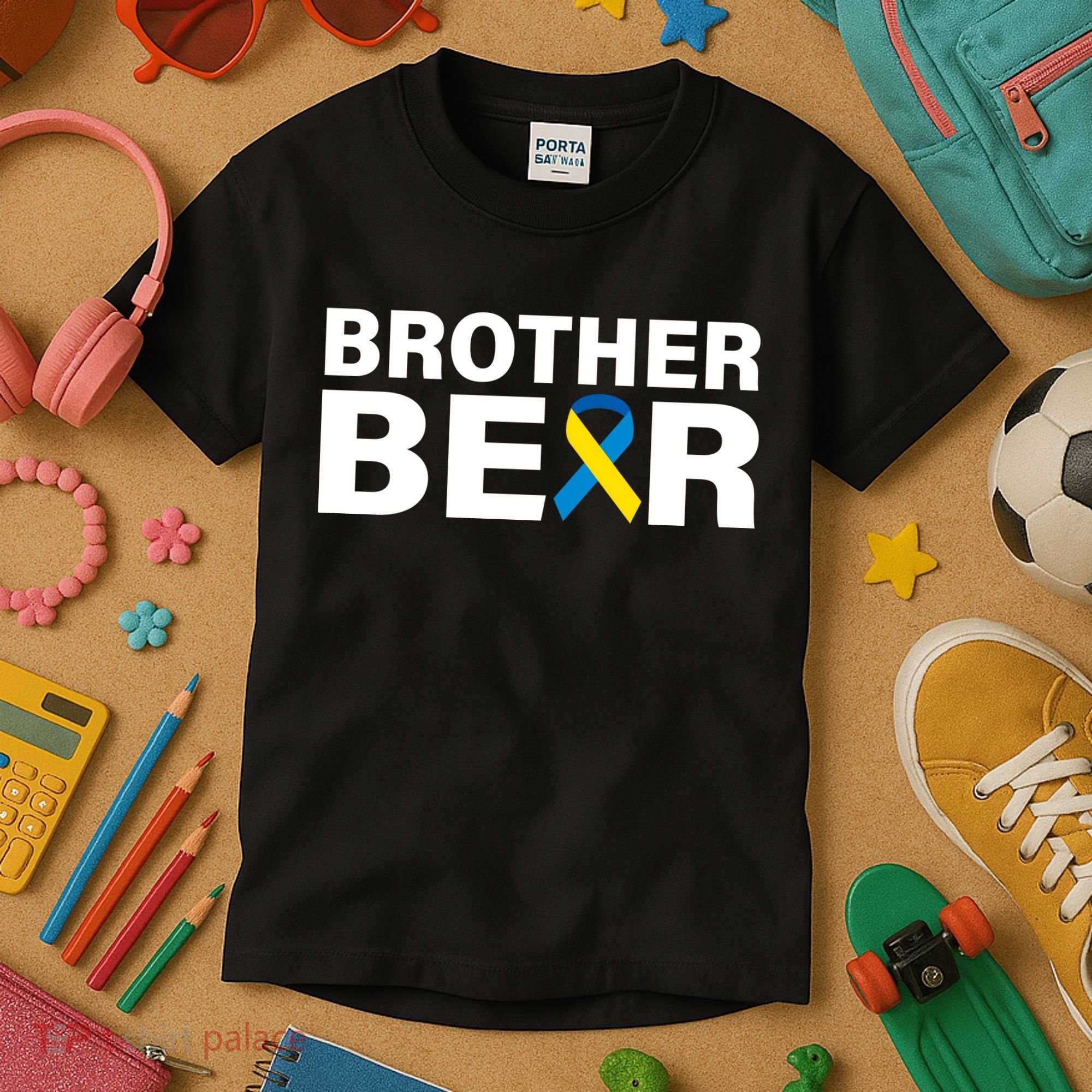 Brother Bear Down Syndrome Awareness Kids T-Shirt