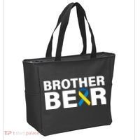 Brother Bear Down Syndrome Awareness Tote Bag thumb 2