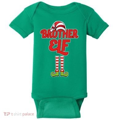 Brother Elf Christmas Baby Bodysuit