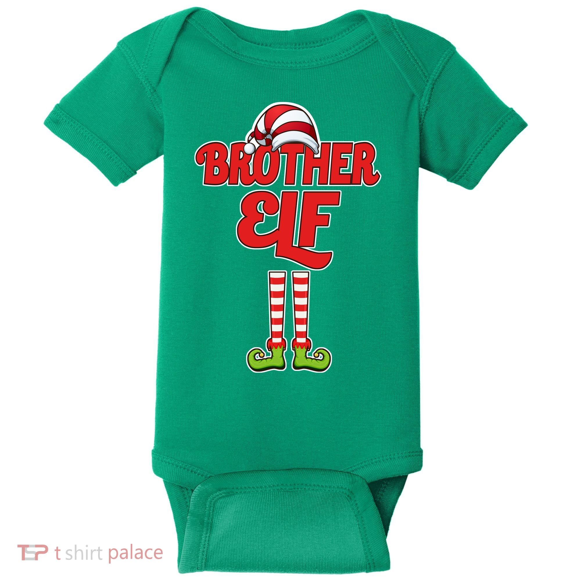 Brother Elf Christmas Baby Bodysuit