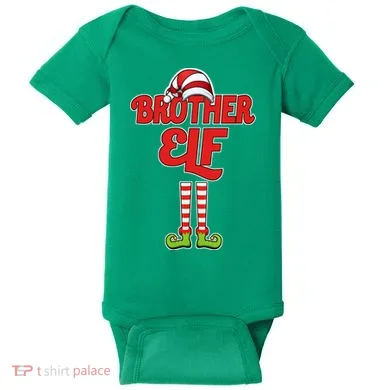 Brother Elf Christmas Baby Bodysuit
