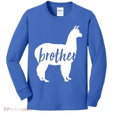 Brother Lama Kids Long Sleeve Shirt
