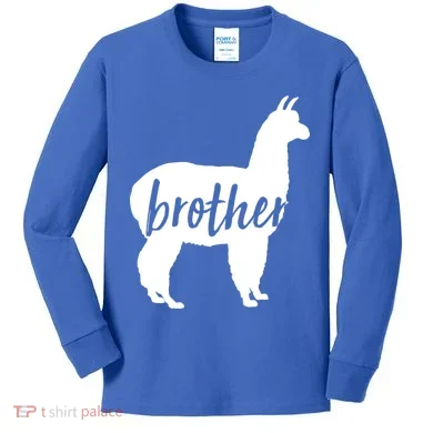 Brother Lama Kids Long Sleeve Shirt