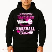 Brother Lovin Team Cheerin Baseball Sister Hoodie thumb 2