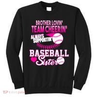 Brother Lovin Team Cheerin Baseball Sister Sweatshirt thumb 0