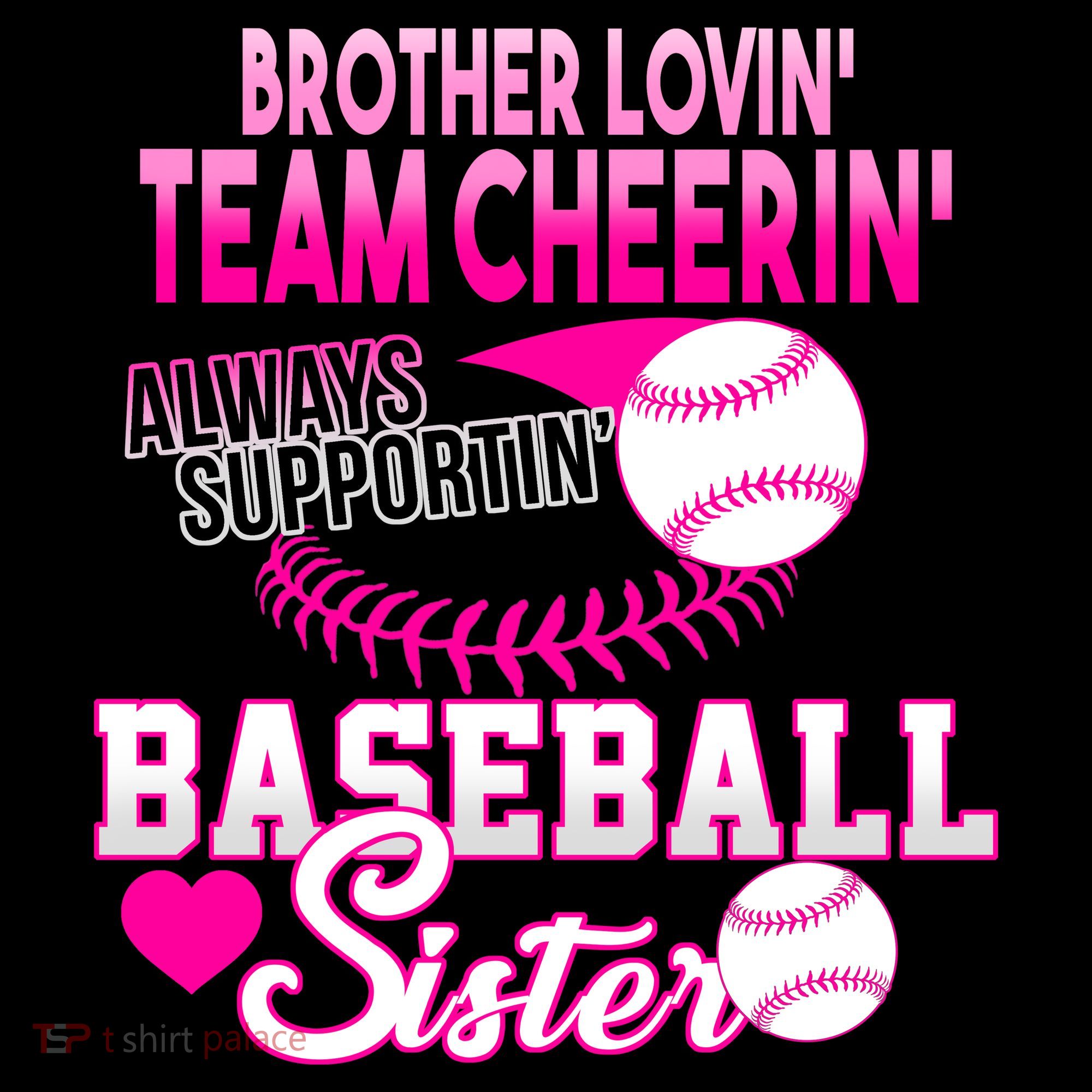 Brother Lovin Team Cheerin Baseball Sister Coffee Mug