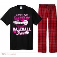 Brother Lovin Team Cheerin Baseball Sister Pajama Set thumb 0