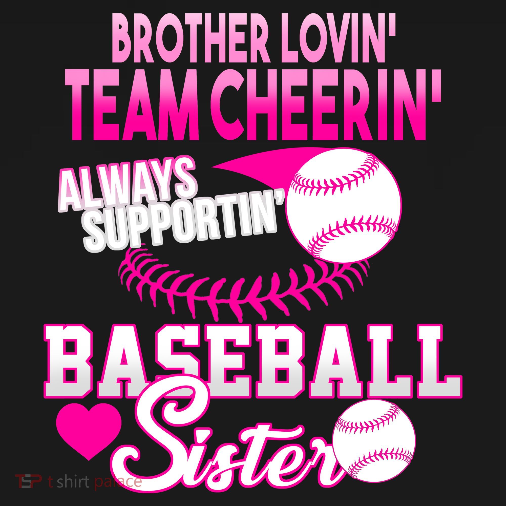 Brother Lovin Team Cheerin Baseball Sister Ornament