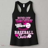 Brother Lovin Team Cheerin Baseball Sister Women's Tank Top thumb 3