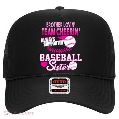 Brother Lovin Team Cheerin Baseball Sister Hat