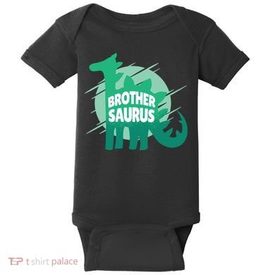 Brother Saurus Baby Bodysuit