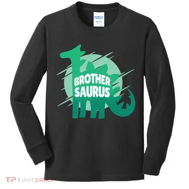 Brother Saurus Kids Long Sleeve Shirt