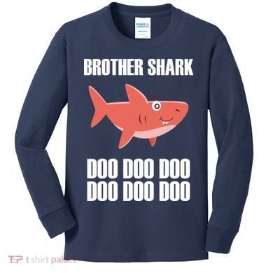 Brother Shark Doo Kids Long Sleeve Shirt