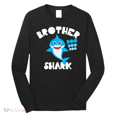 Brother Shark Doo Dpp Dpp Funny Long Sleeve Shirt