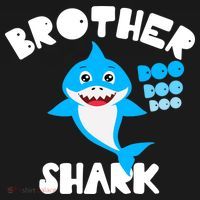 Brother Shark Doo Dpp Dpp Funny Long Sleeve Shirt thumb 2