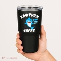 Brother Shark Doo Dpp Dpp Funny Tumbler thumb 2