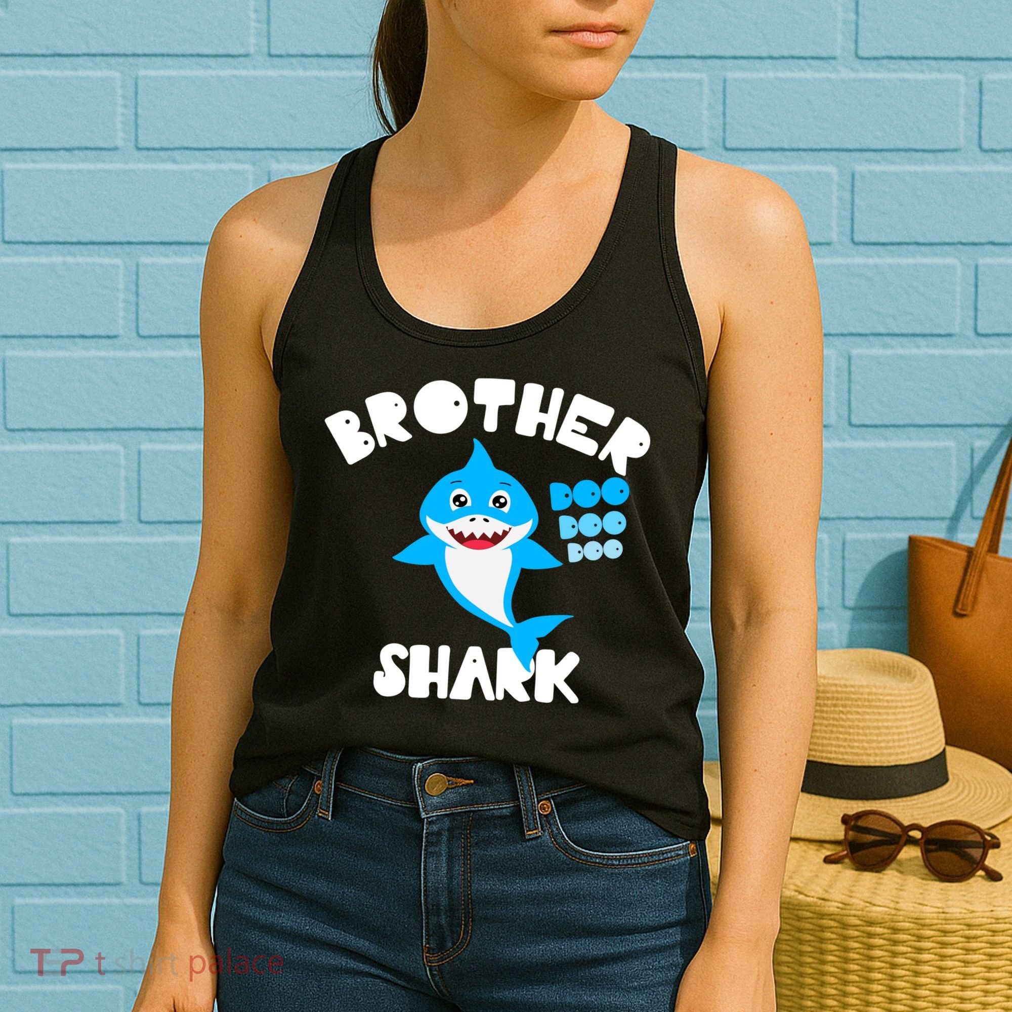 Brother Shark Doo Dpp Dpp Funny Women's Tank Top