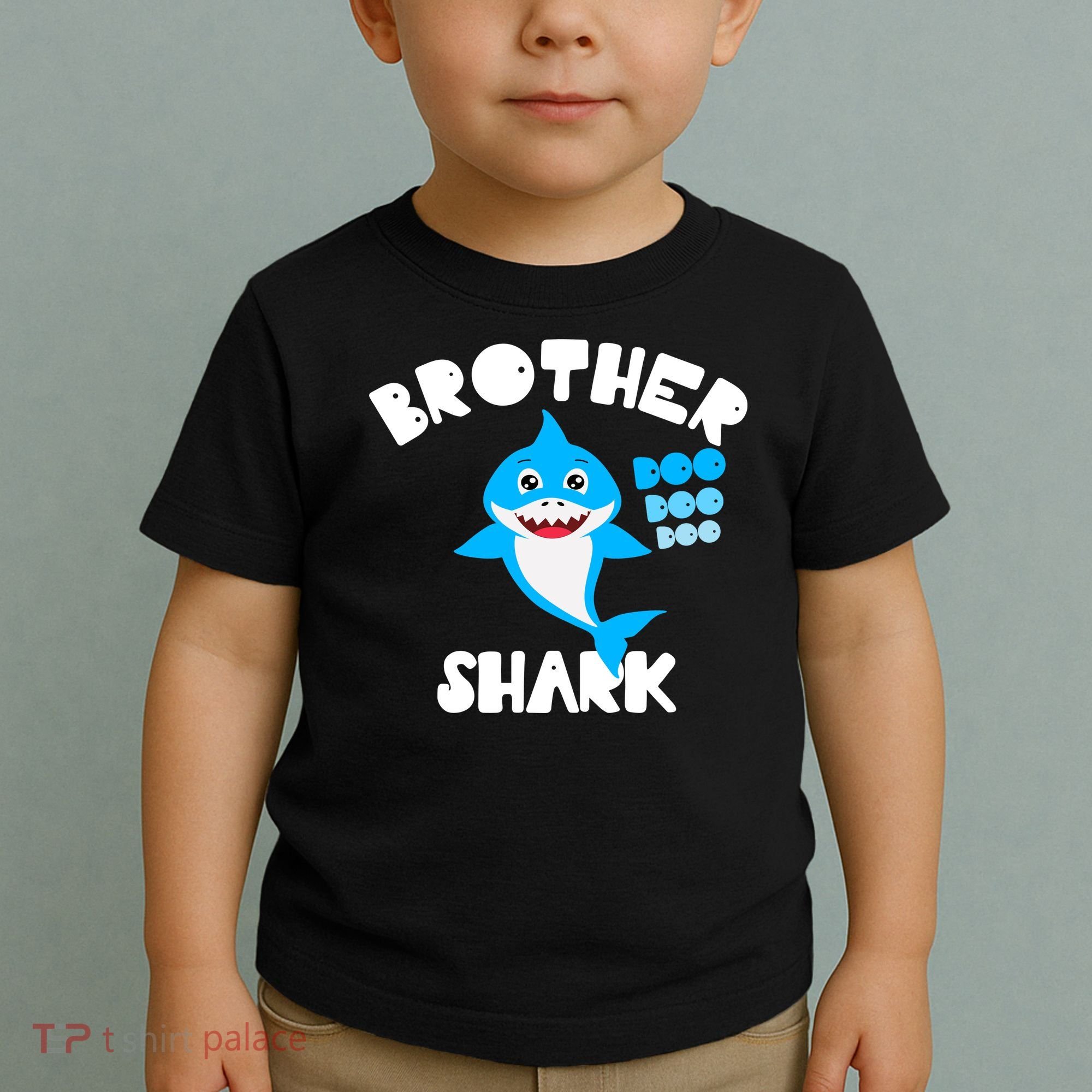 Brother Shark Doo Dpp Dpp Funny Toddler T-Shirt