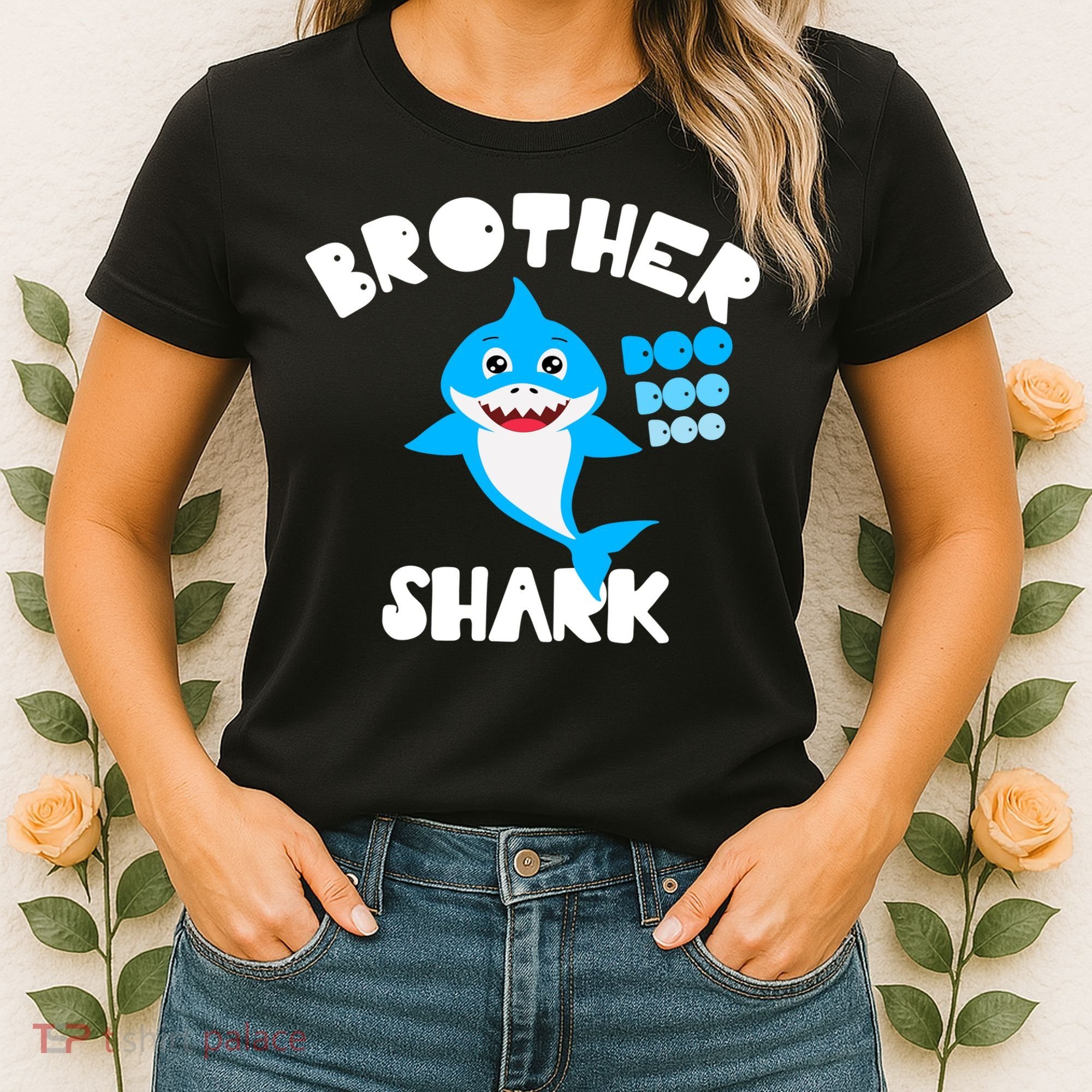 Brother Shark Doo Dpp Dpp Funny Women's T-Shirt