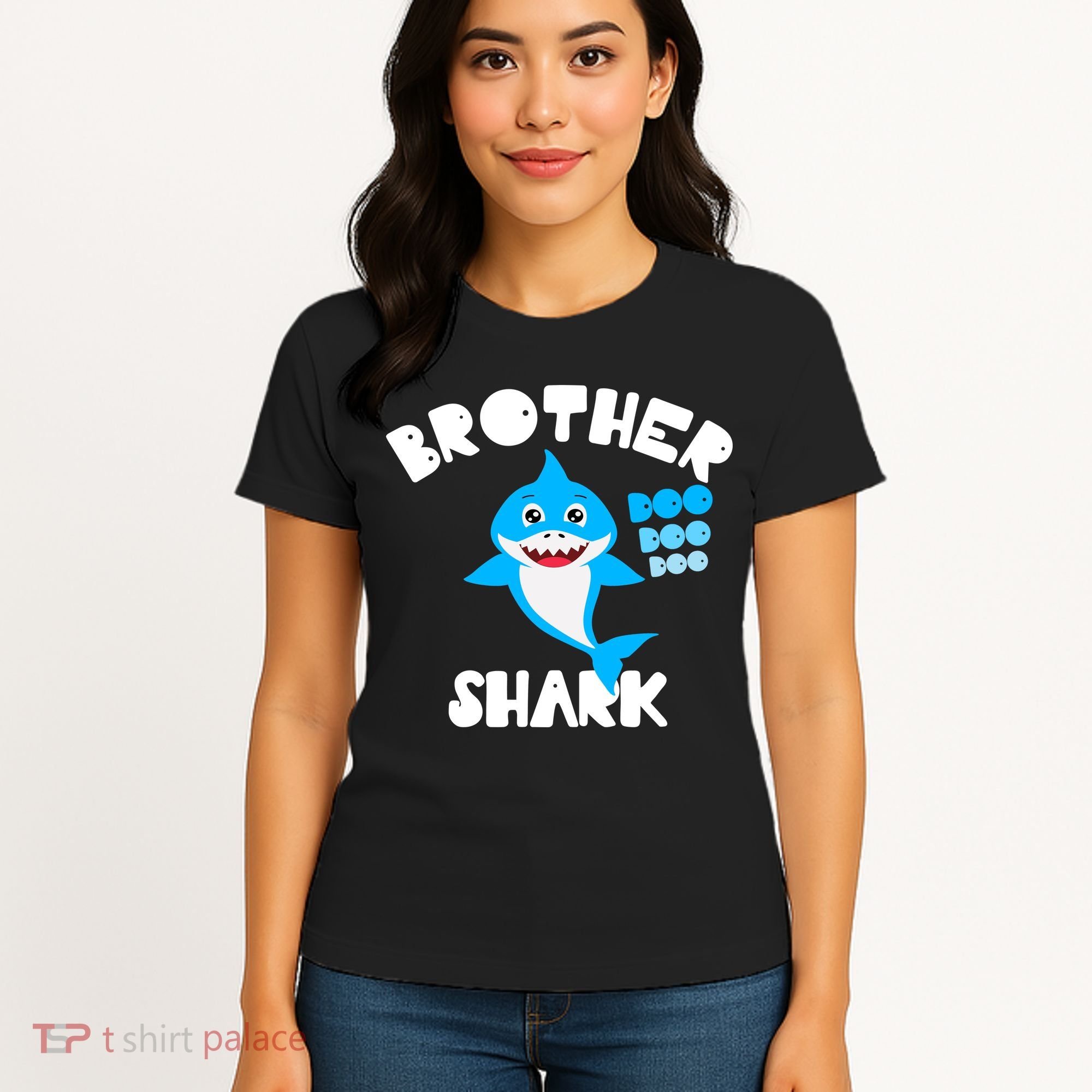 Brother Shark Doo Dpp Dpp Funny Women's T-Shirt