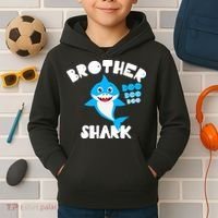 Brother Shark Doo Dpp Dpp Funny Kids Hoodie thumb 2